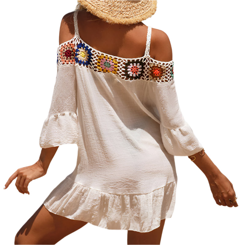 Skye - Boho Quadrat Häkel Brasilianische Stranddecke