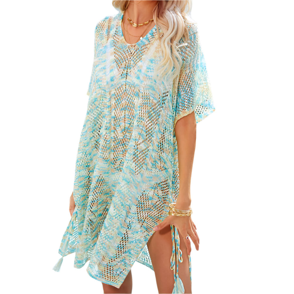 Kiara - Häkelte Spitzenstoff Strand Mini Überzug