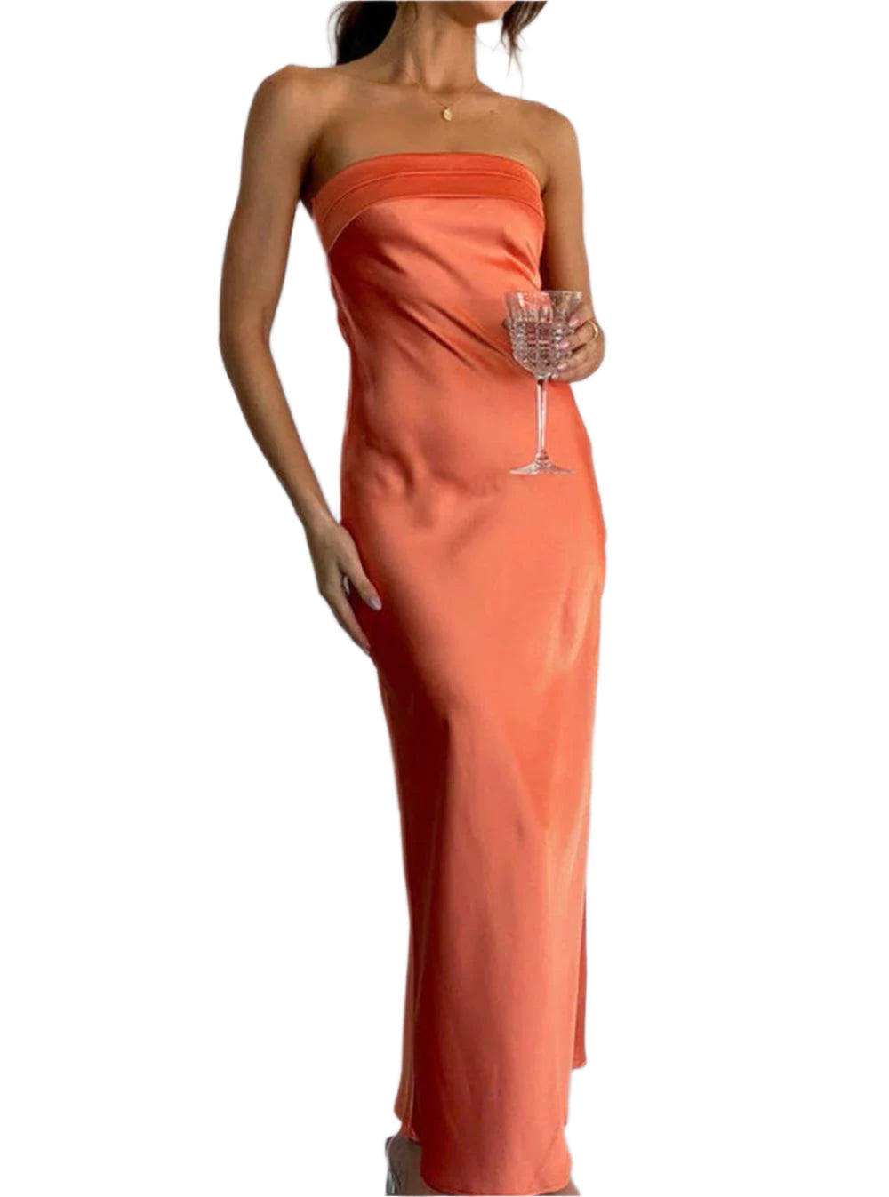 Amalie Off-Shoulder Maxikleid mit Flatternder Passform