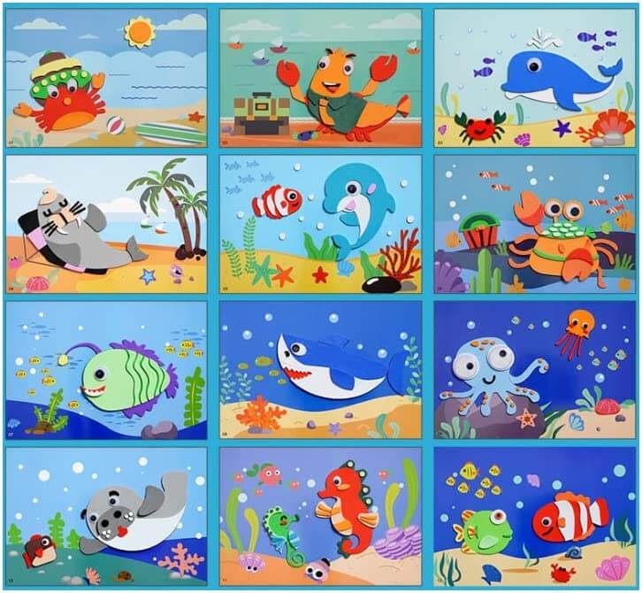 PuzzlePop - 3D Schaumsticker Puzzle für Kinder