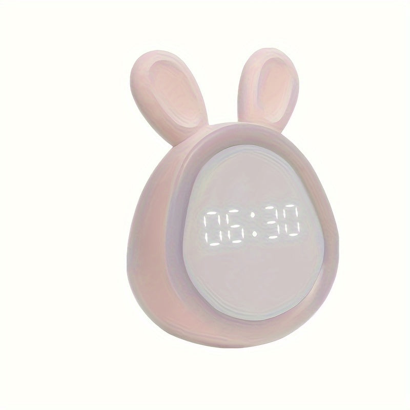 Bunny Reloj despertador adorable con luz nocturna