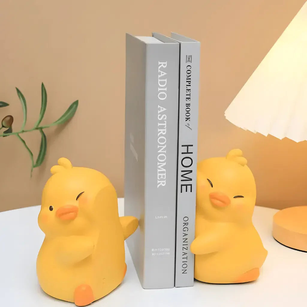 SweetNest – Füllige Buchstützen mit Vogelmotiv für gemütliche Räume