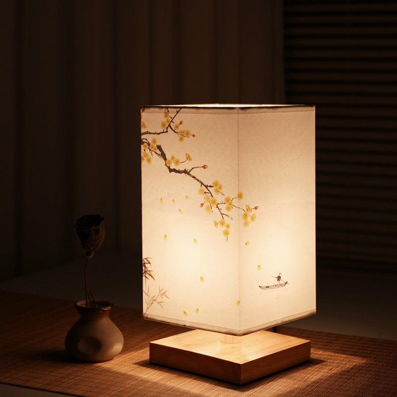 SakuraLight – Dimmable Tischlampe im japanischen Stil
