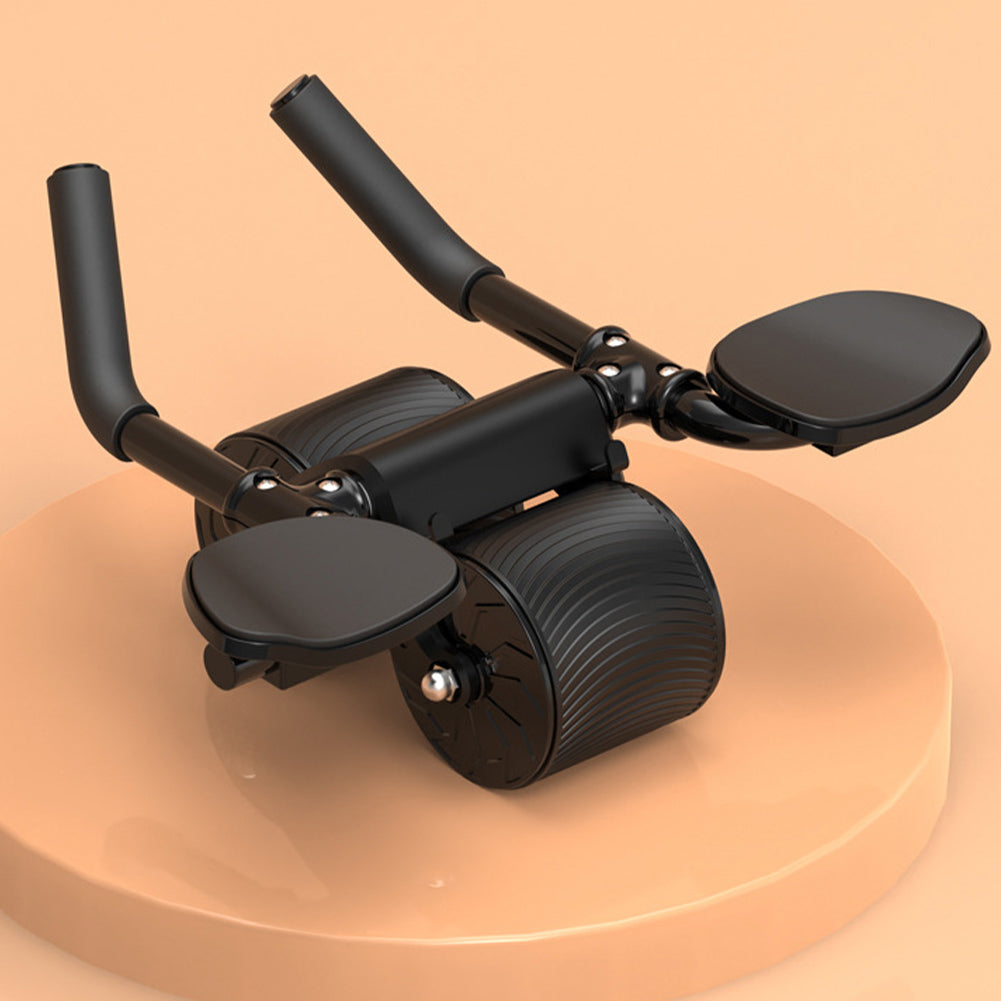 Ab-Rad mit Ellenbogenstütze Automatischer Rückprall-Bauchtrainer