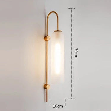 ClarityWall - Moderne Glas-Wandlampe