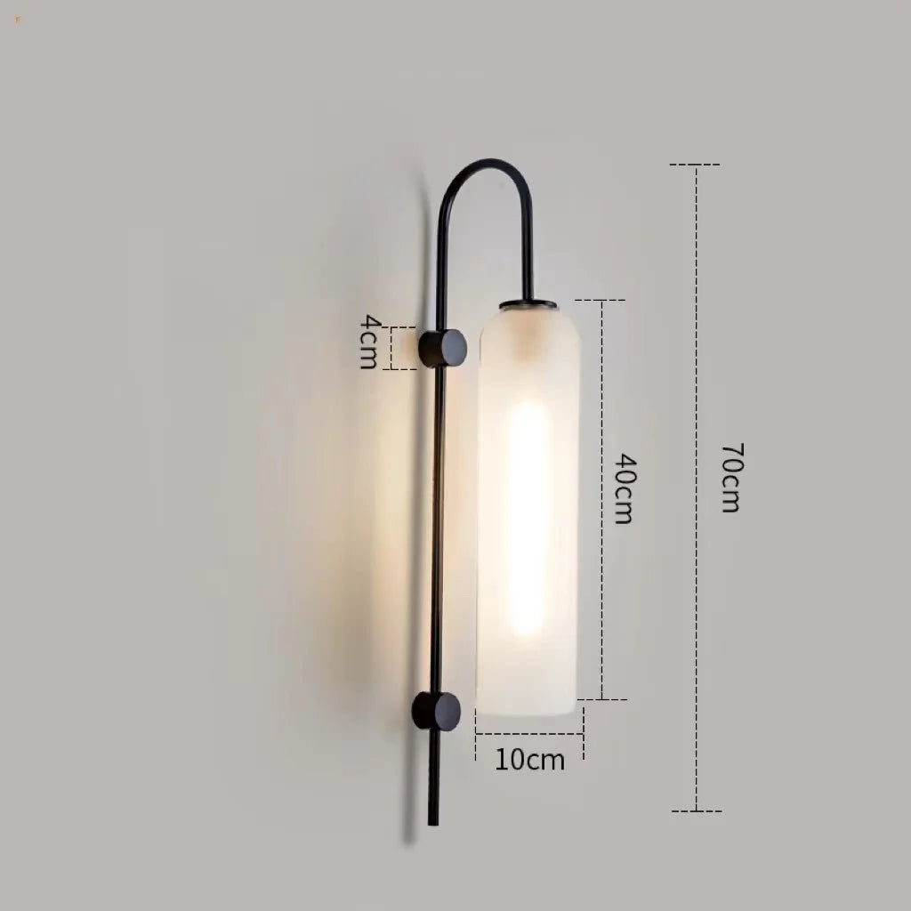 ClarityWall - Moderne Glas-Wandlampe
