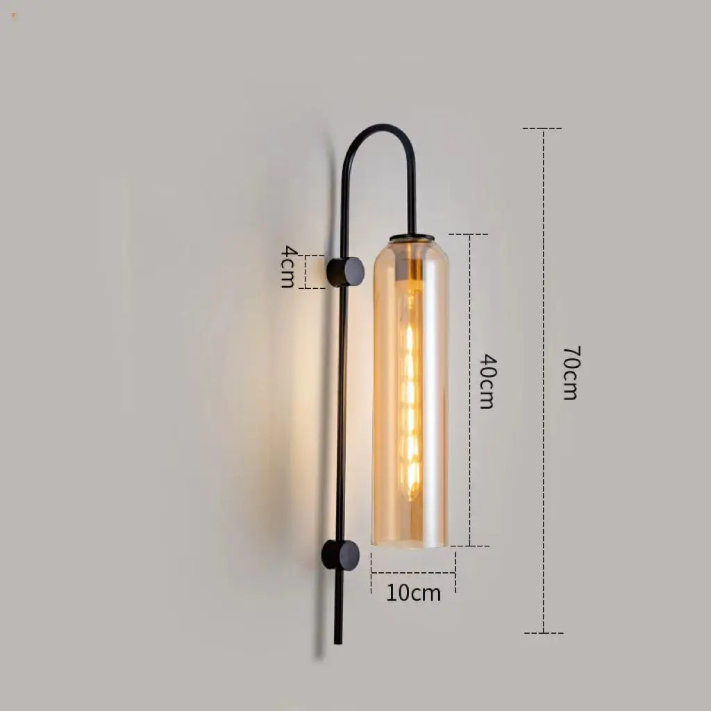 ClarityWall - Moderne Glas-Wandlampe