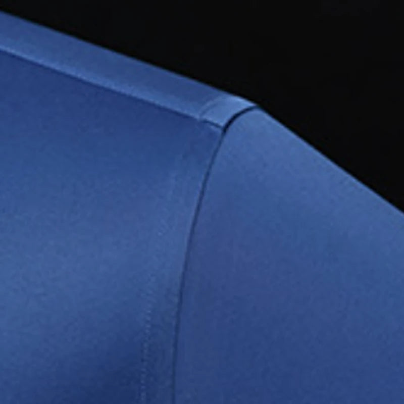 Henning - Chemisier élégant slim fit avec col montant