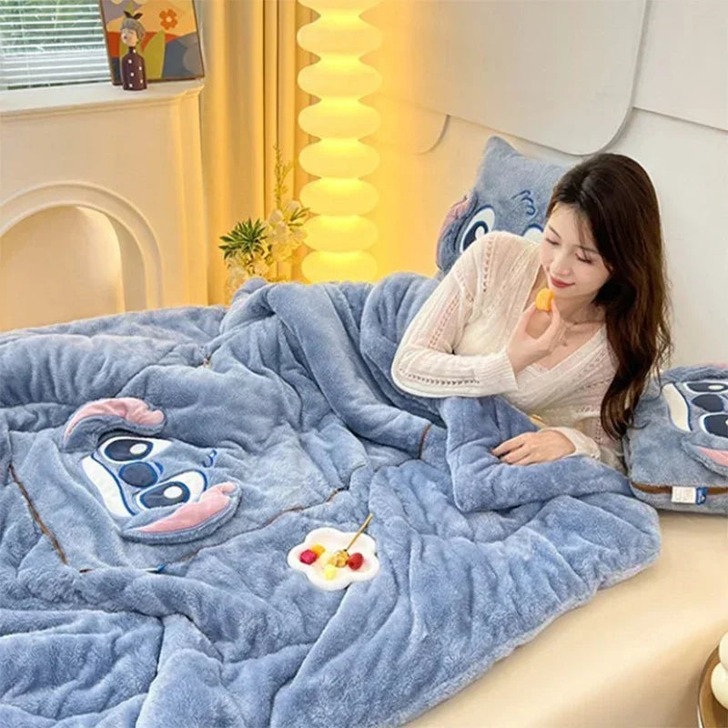 ComfyNest | Warmes und gemütliches Decke und Kissen (105*145cm)