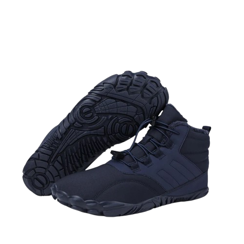 Søren - Zapatillas ortopédicas descalzas con cordones ajustables y suela flexible