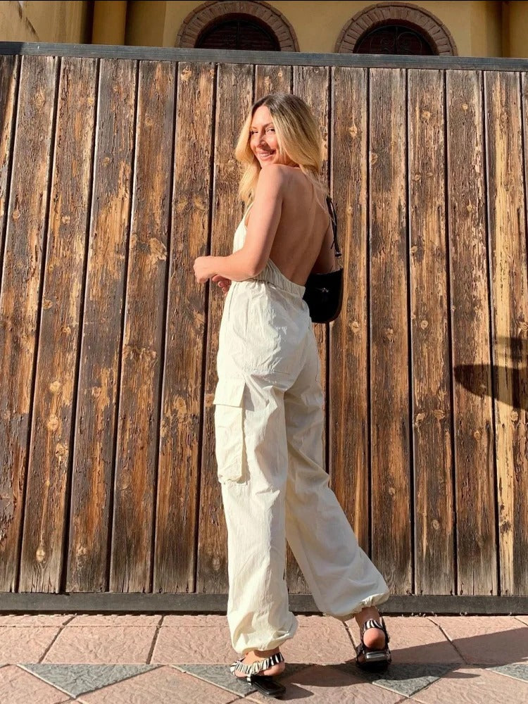 Rosalie - Mono elegante sin mangas