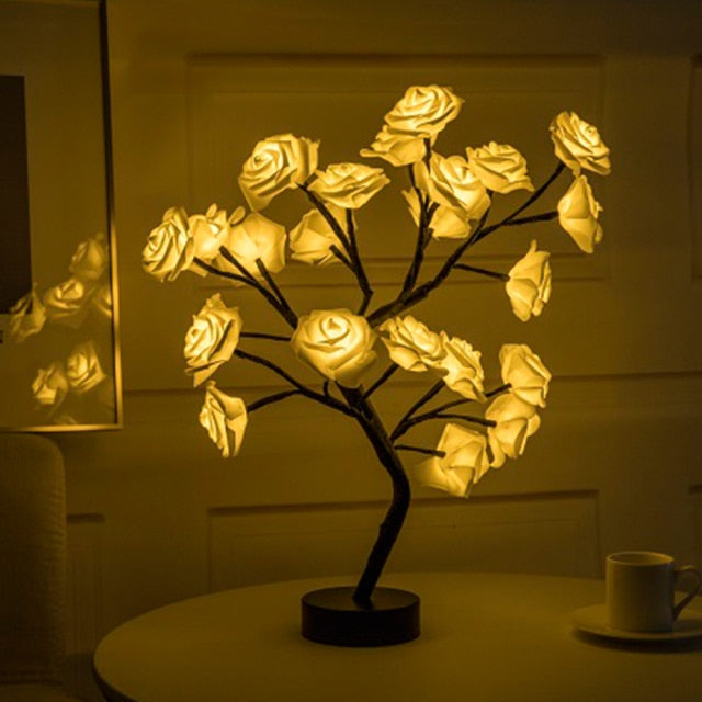 BloomVerve - Strahlende Rosenlampe