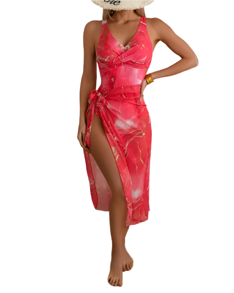 Krizzy - Bañador de una pieza y conjunto cruzado con estampado