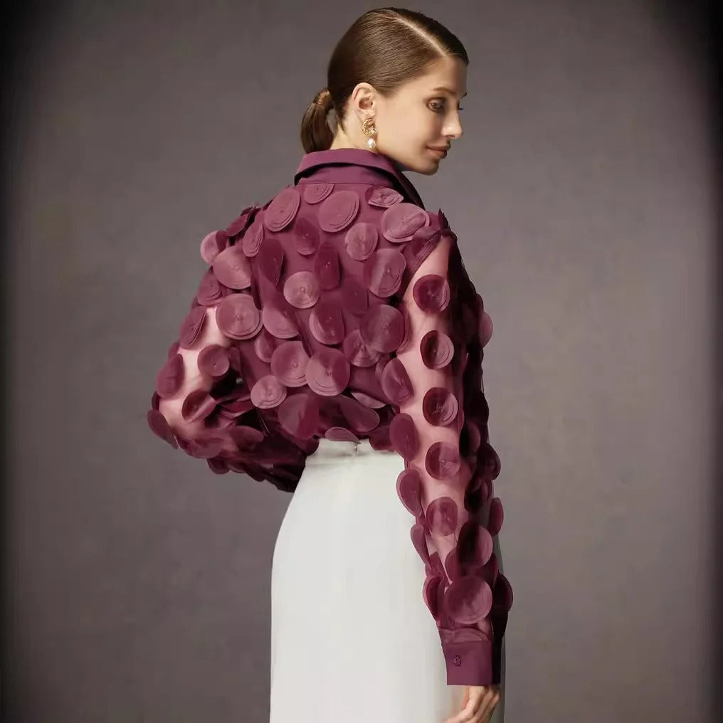 Melody - Camisa elegante con cuello