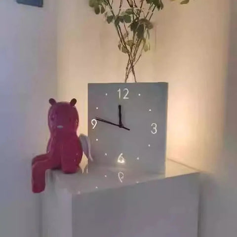 MetroSync | Moderne doppelseitige Wanduhr