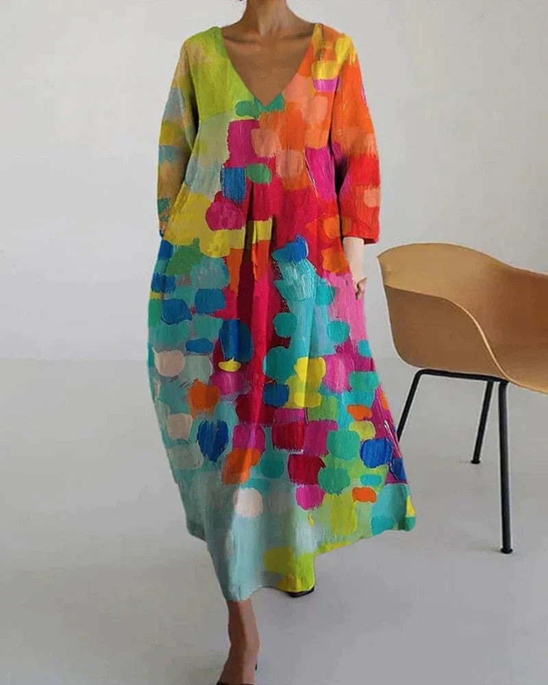 Edda - Elegantes langärmliges Kleid