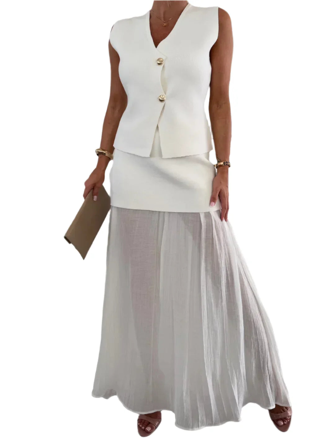 Clara – Elegantes Set mit Top und Rock