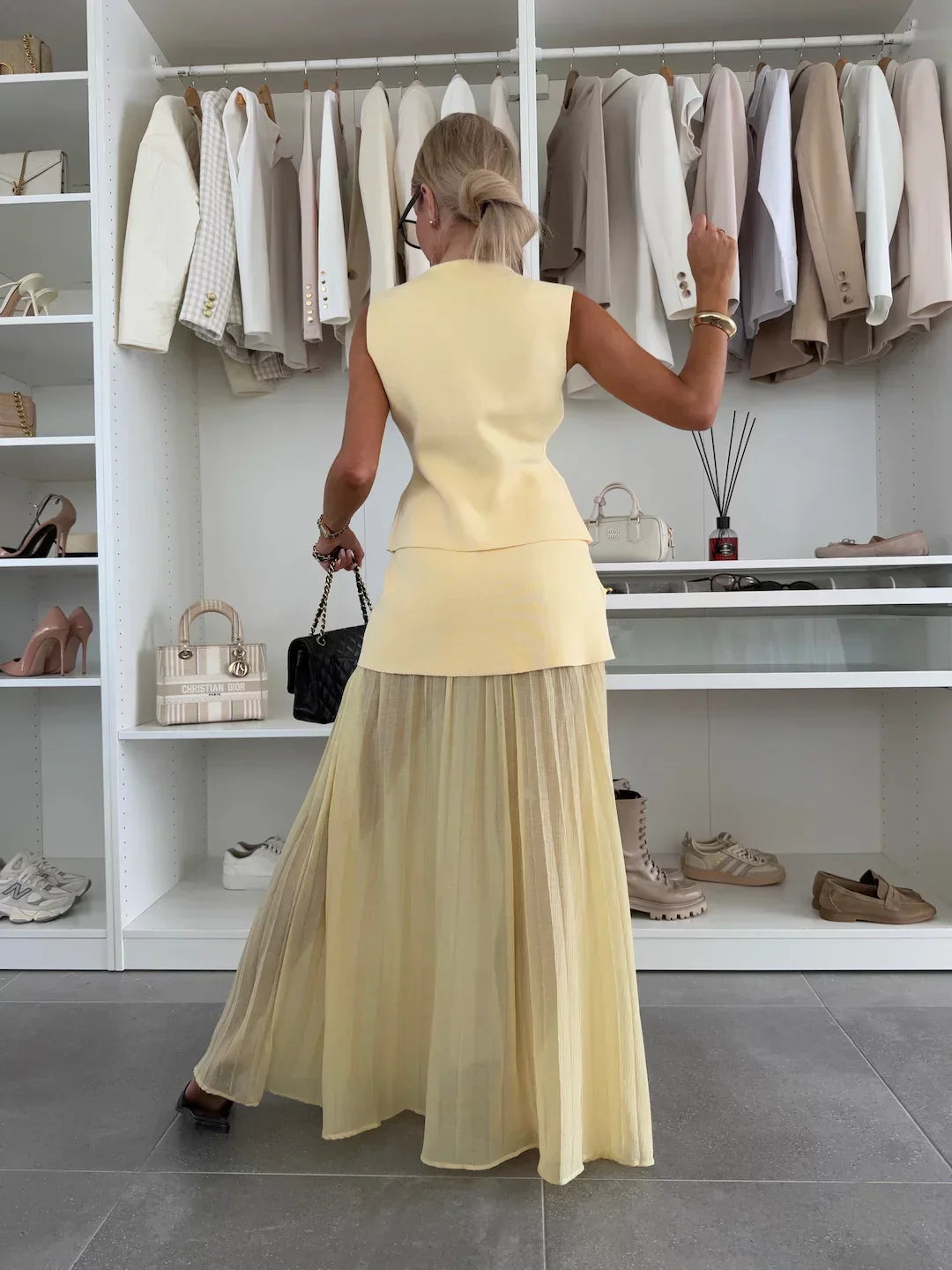 Clara – Elegantes Set mit Top und Rock