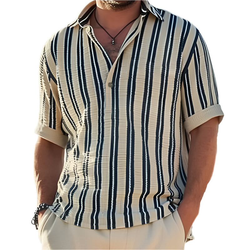 Ben - Kurzarmhemd mit Streifen