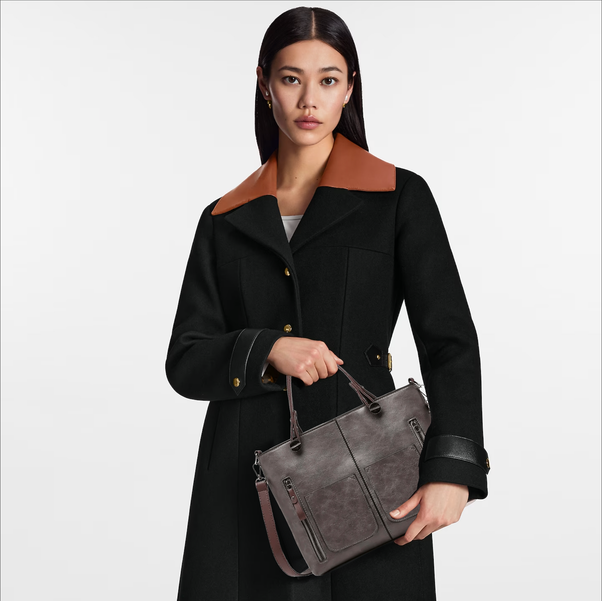 Greta - Bolso de hombro con varios compartimentos