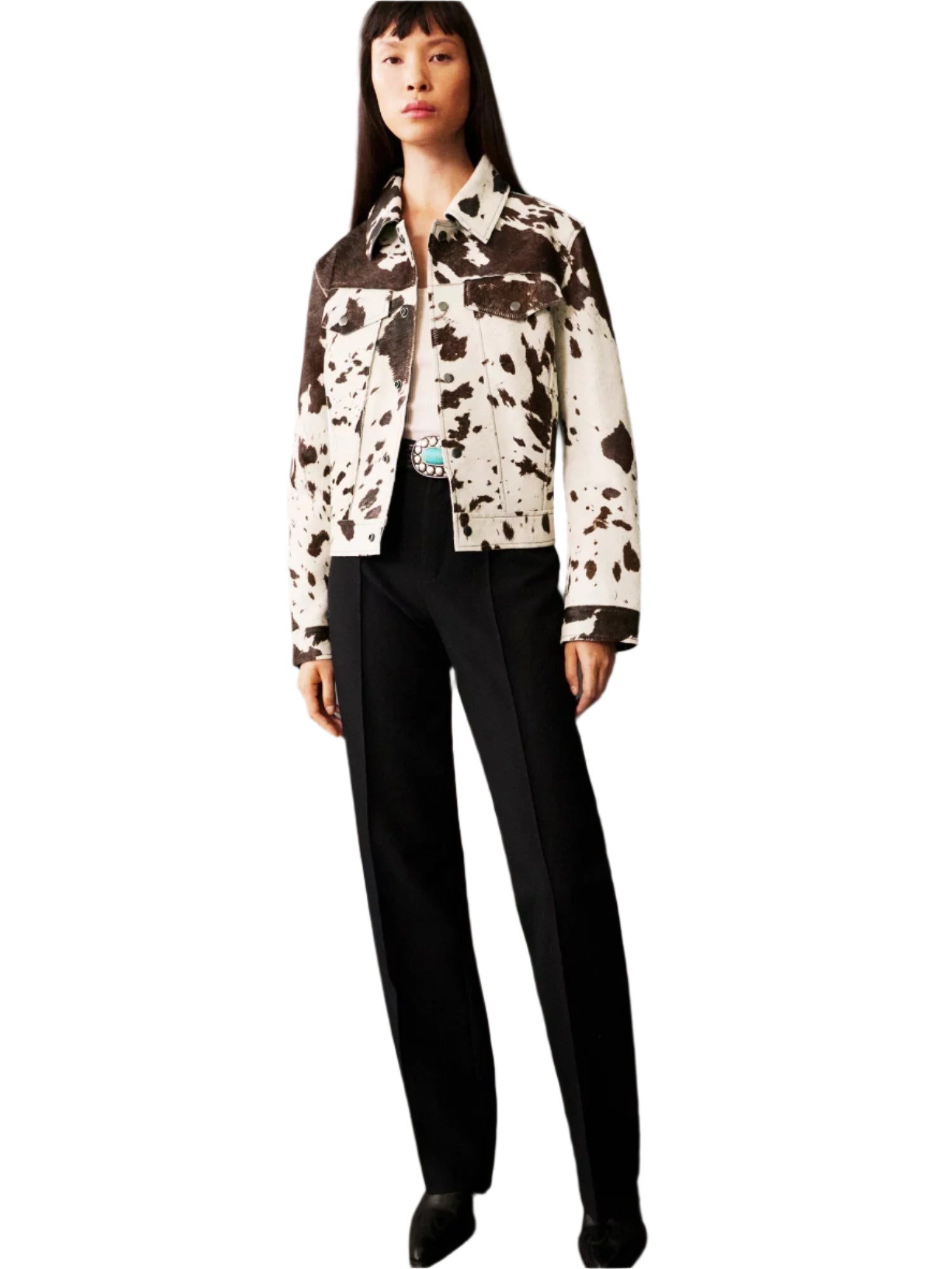 Eline RetroSnap – Jacke mit Koprint und Vintage-Charme