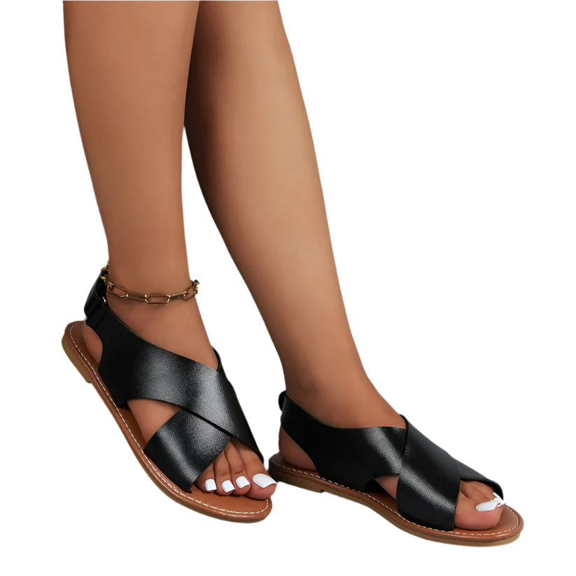 Alice - Leder Sandalen mit Schnalle