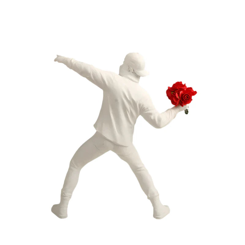 Artflare - Moderne Blumenrebelskulptur für die Inneneinrichtung