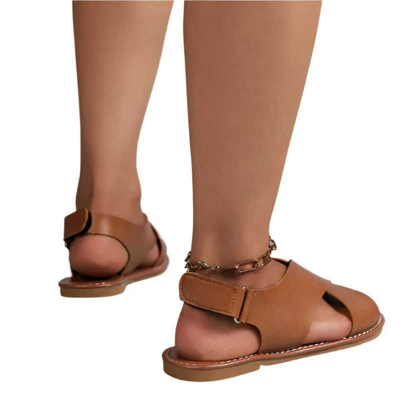 Alice - Leder Sandalen mit Schnalle