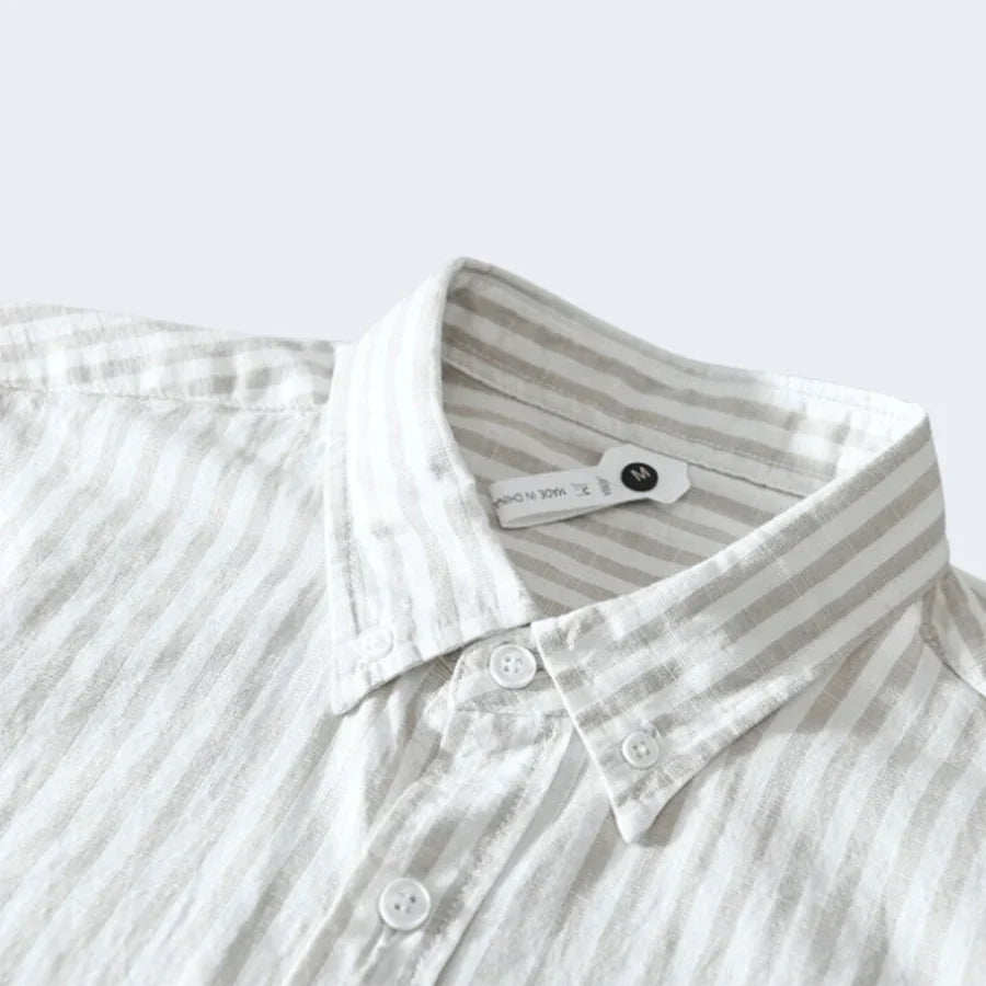 Leroy - Camisa con botones para hombres