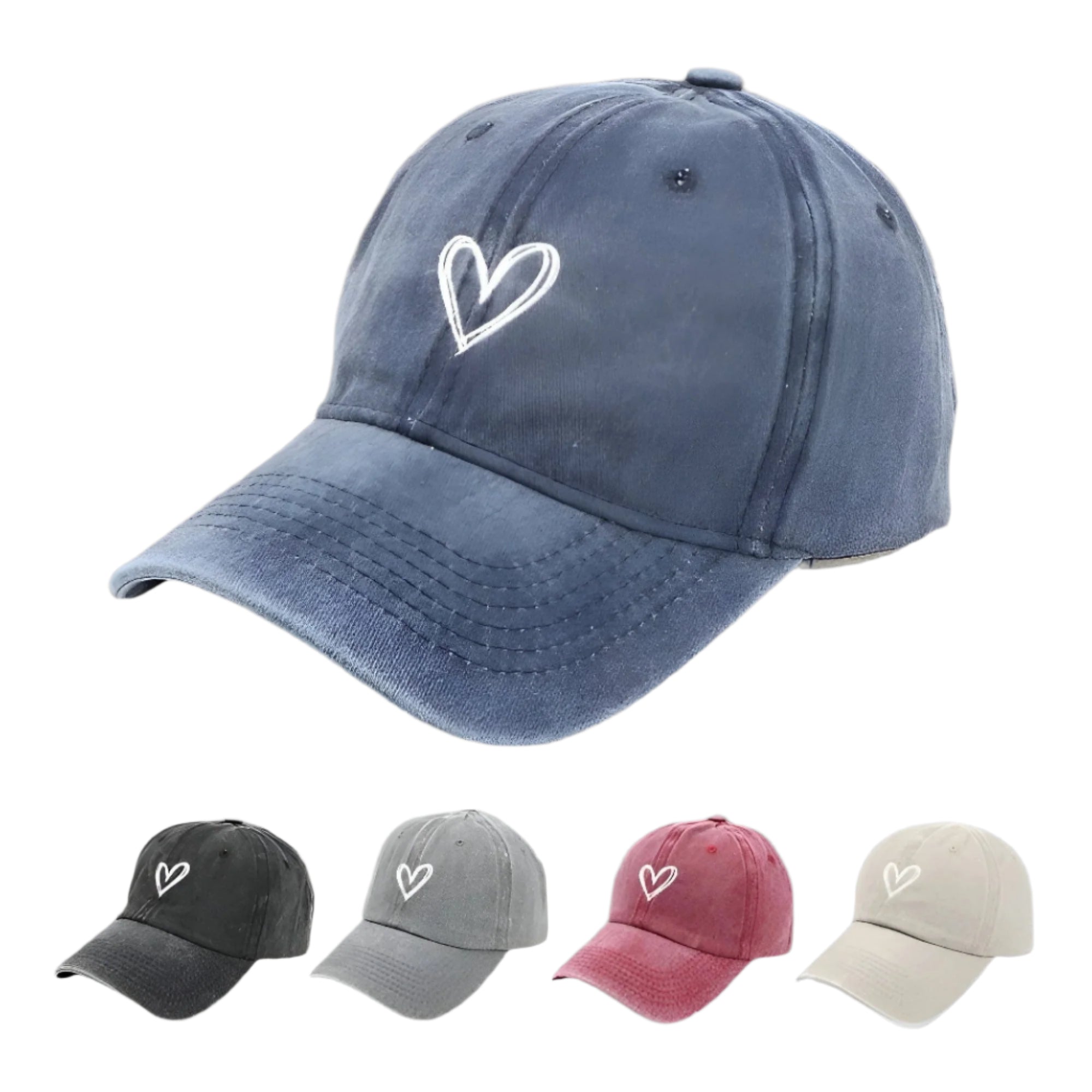 Flexfit - Heritage verstellbare Retro-Baseballkappe mit Schirm