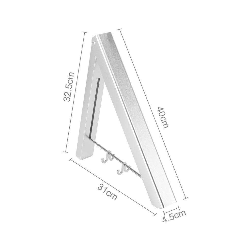 FlexiDry - Zusammenklappbarer, an der Wand montierbarer Wäscheständer