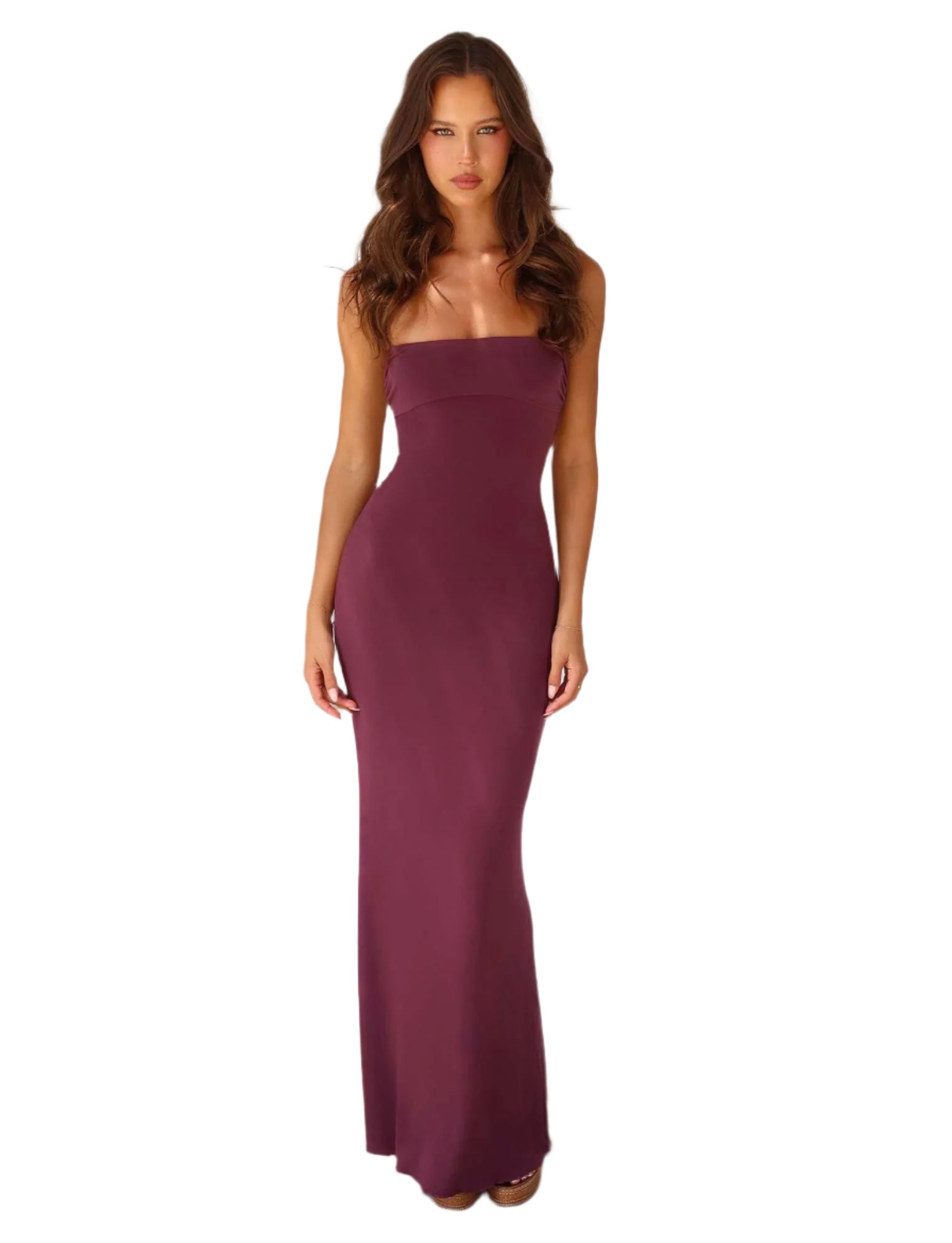 Lesley - Abito lungo con spalline sottili