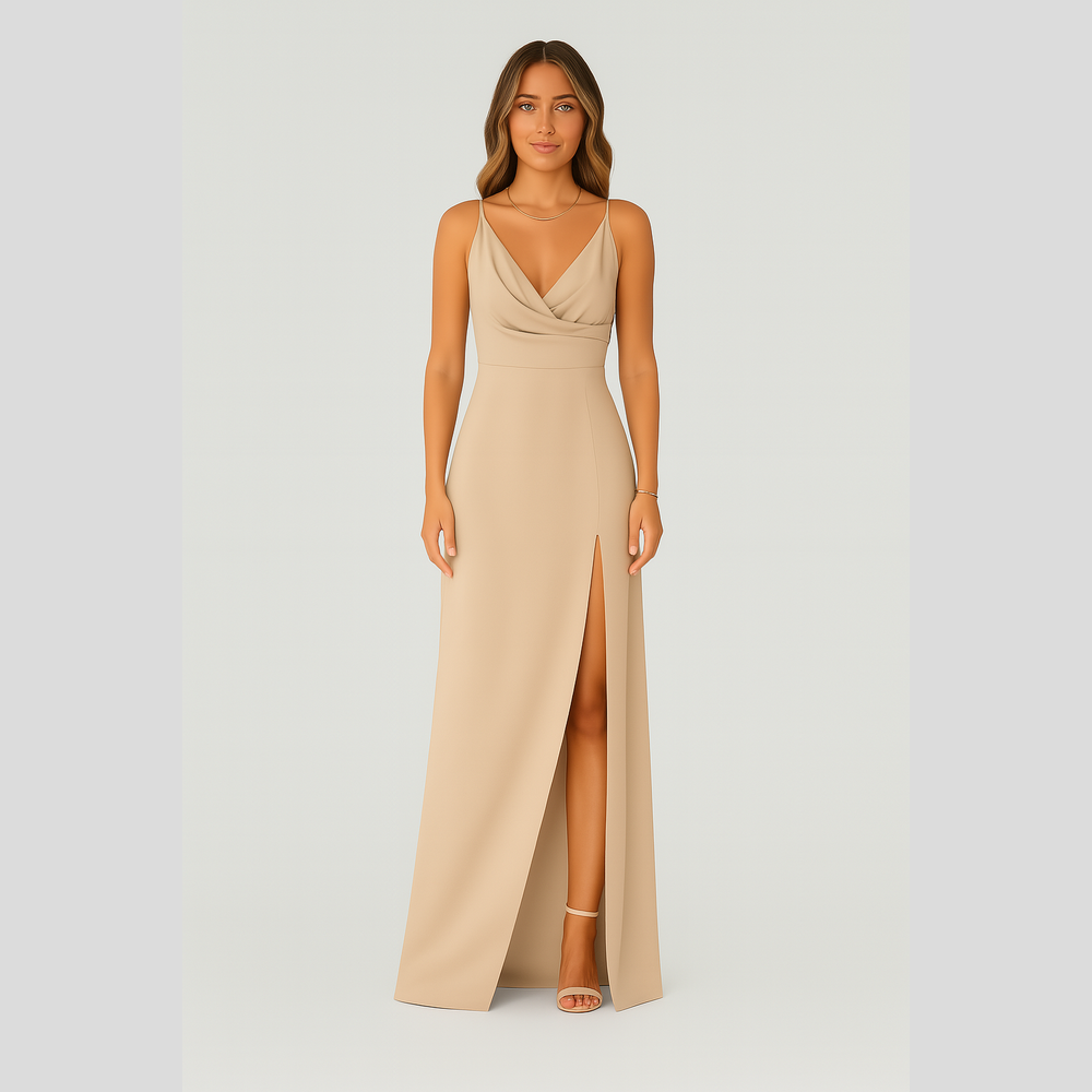 Olivia - Vestido de verano de satén