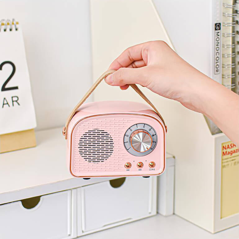 SoundEcho - Vintage Bluetooth-Lautsprecher mit FM-Radio