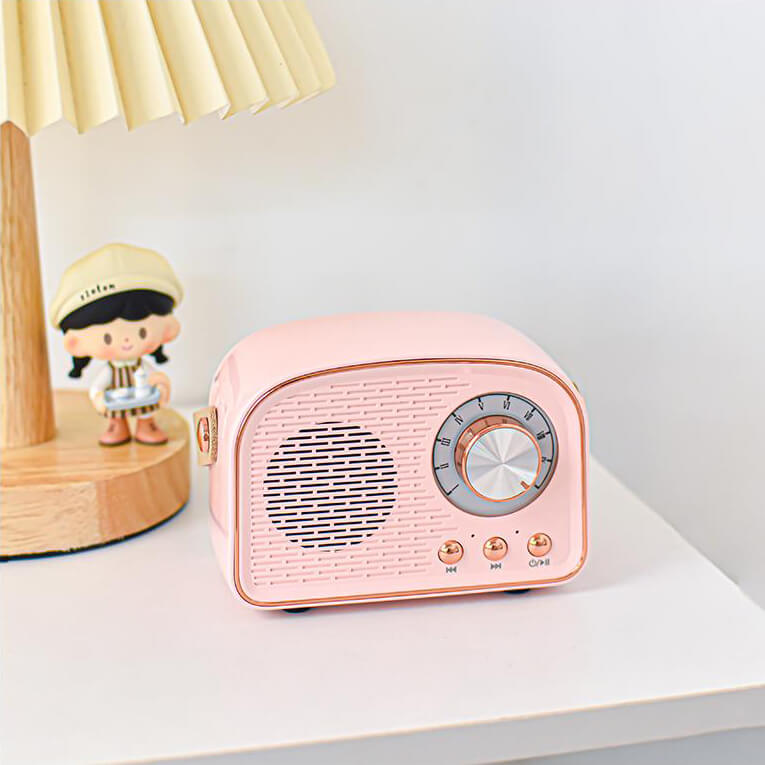 SoundEcho - Altavoz Bluetooth vintage con radio FM