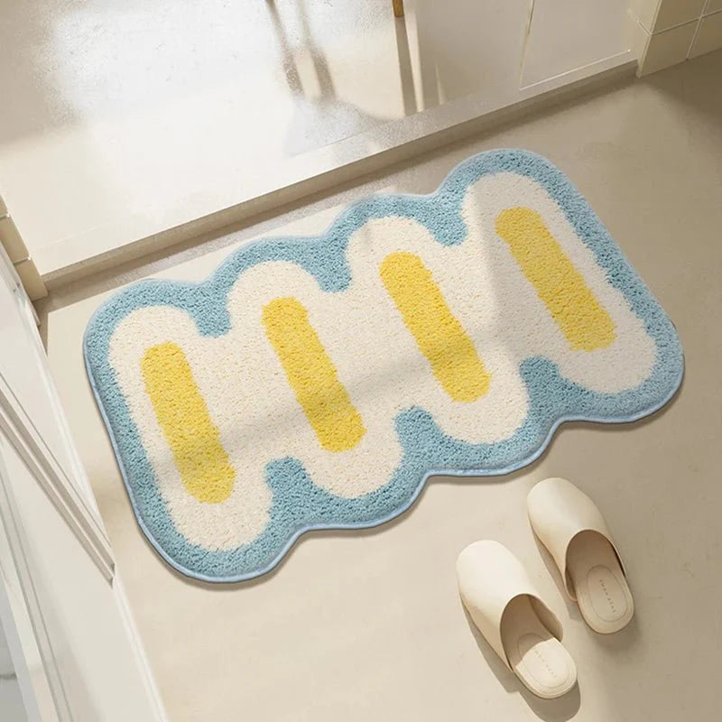 SoftShape Badmatte - Geometrischer Luxus für Ihr Badezimmer