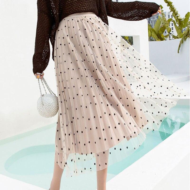 Frigg - Plissierte mittellange Rock