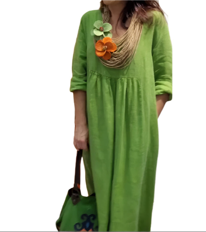 Selina - Bohemisch inspirierte Maxikleid mit lässiger Eleganz