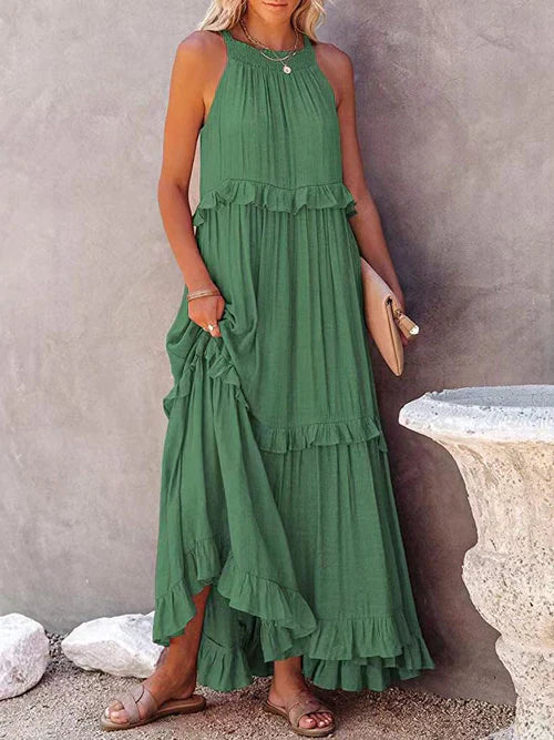 Astrid – Legere Maxikleid ohne Ärmel