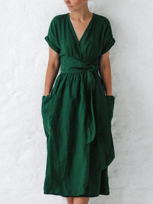 Esmeralda - Lässiges Kleid in mittellanger Länge