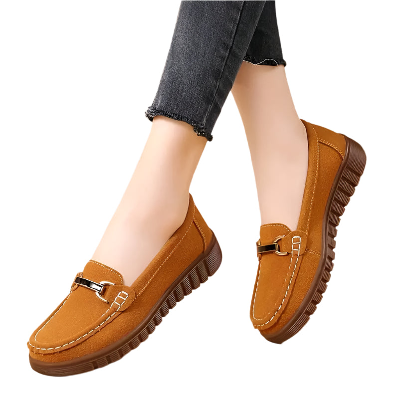 Elena - Damen Loafers mit Schnallendetails