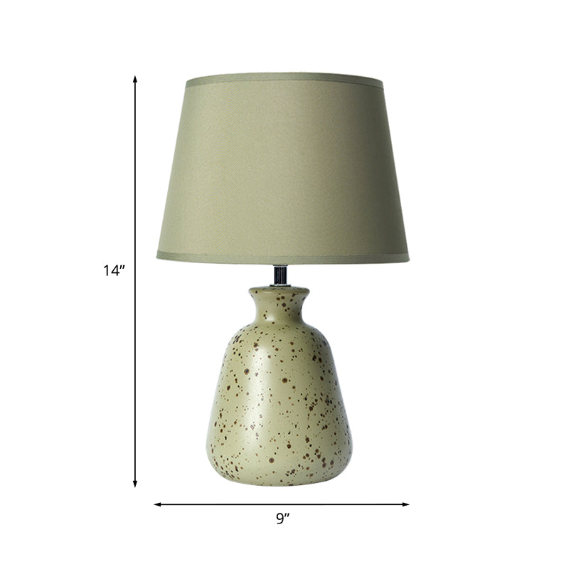 Ceresca – Leselampe aus Keramik mit rustikalem Design und 3 Glühbirnen