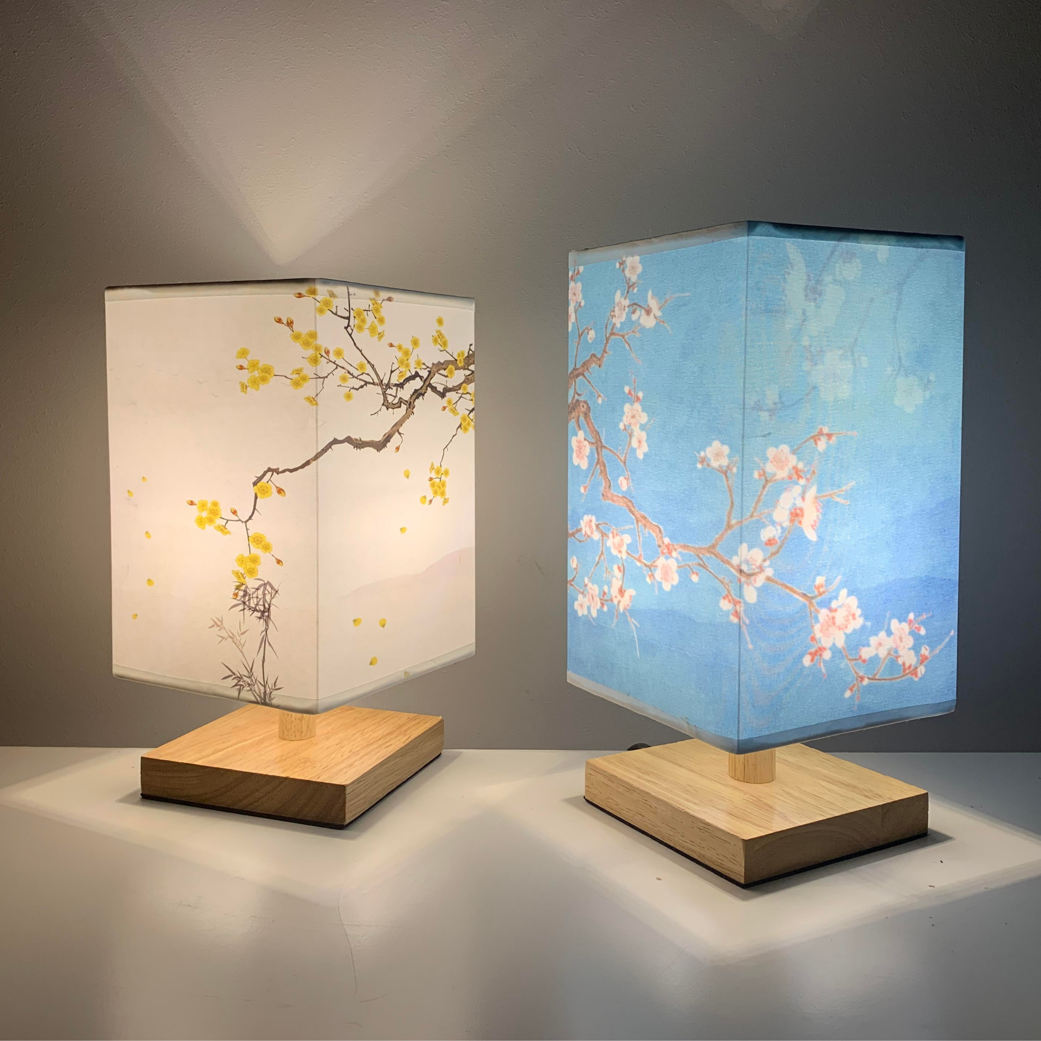 SakuraLight – Dimmable Tischlampe im japanischen Stil