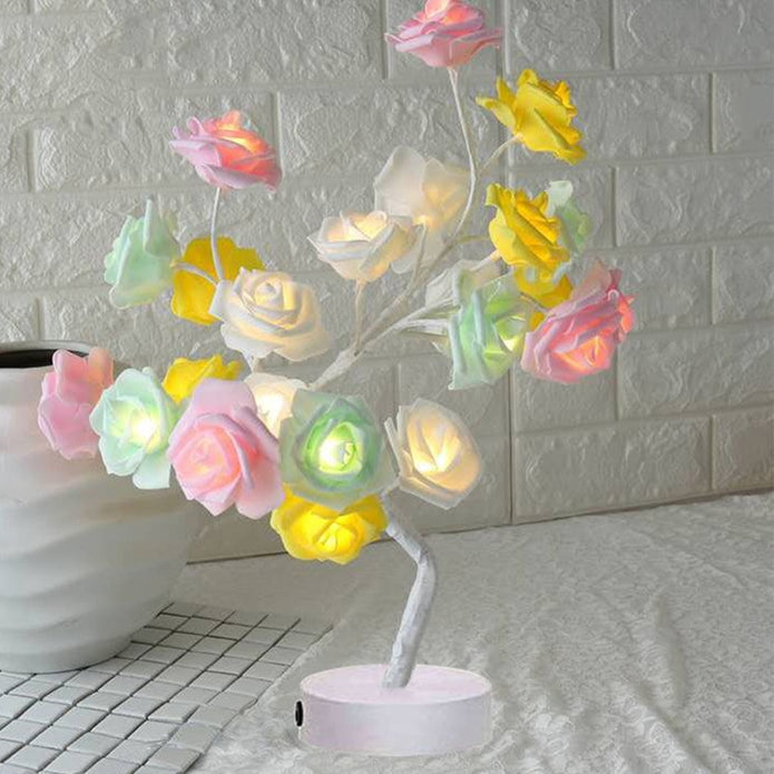 BloomVerve - Strahlende Rosenlampe