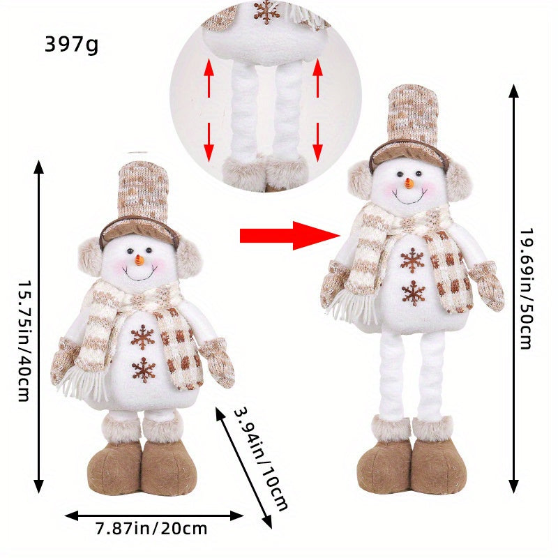 Urlaub | Sammelset Weihnachts-Schneemann und Rentierpuppe