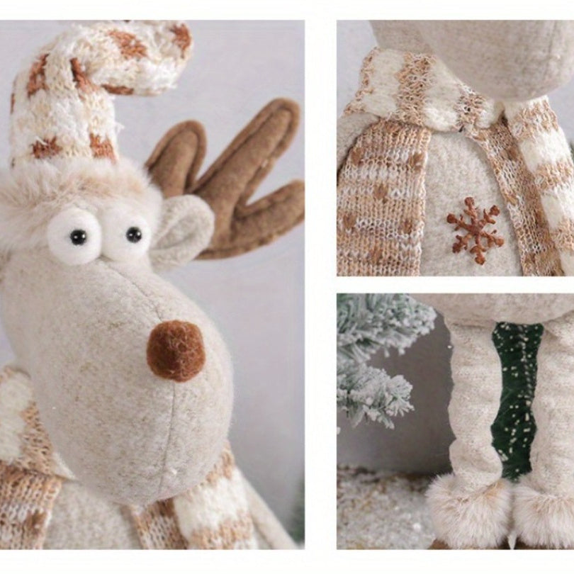 Urlaub | Sammelset Weihnachts-Schneemann und Rentierpuppe