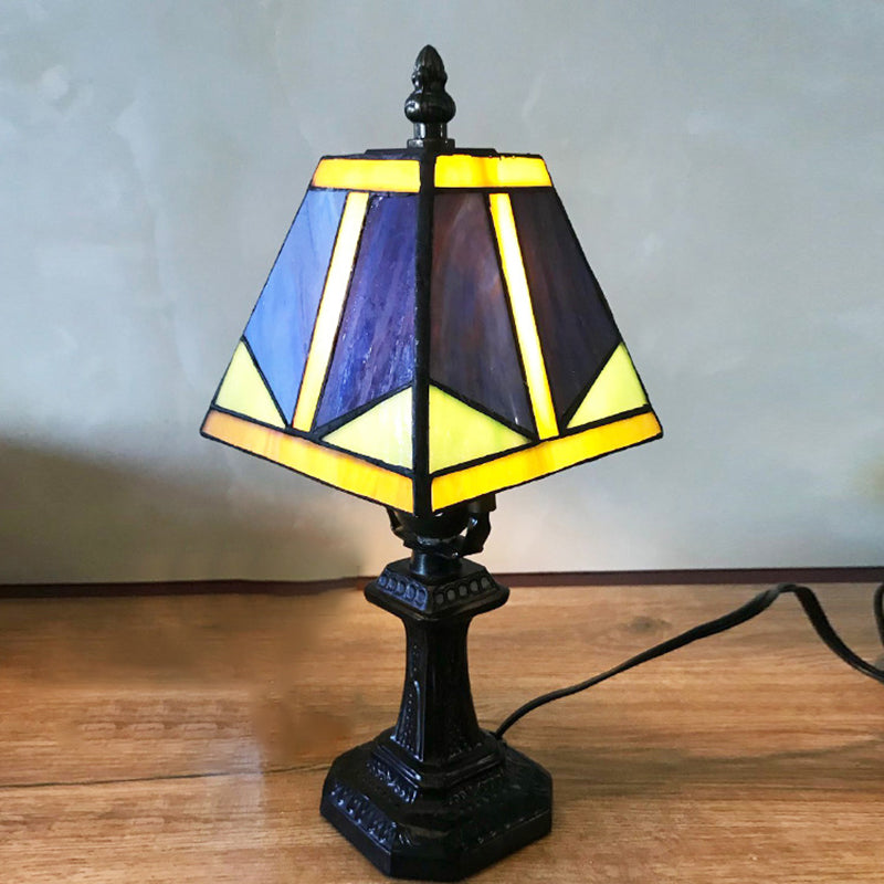 Lustria – Vintage-inspirierte Tiffany-Glas-Schreibtischlampe