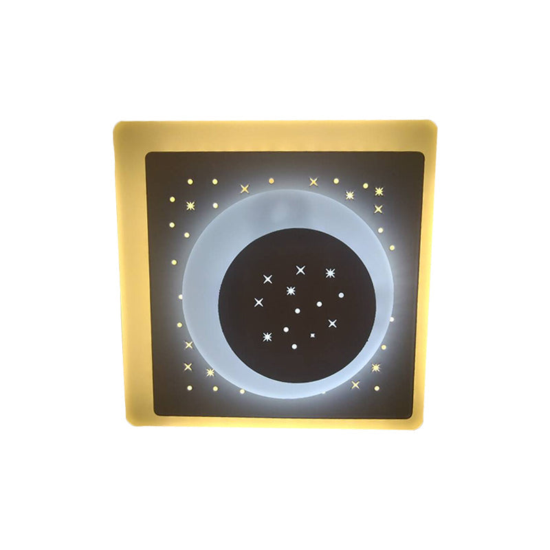 Celestia – LED Sternen-Wandleuchte aus Acryl