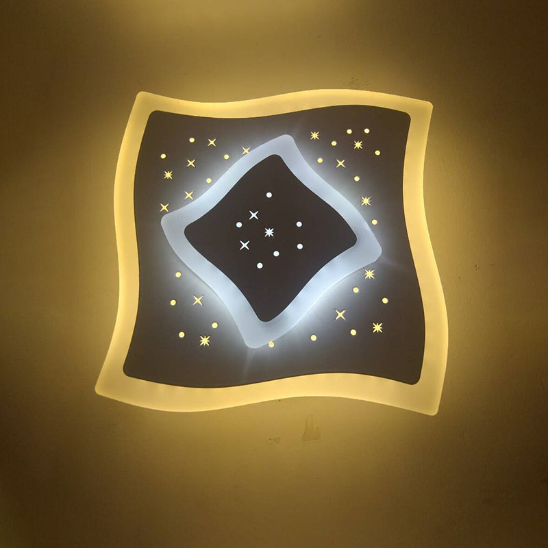 Celestia – LED Sternen-Wandleuchte aus Acryl
