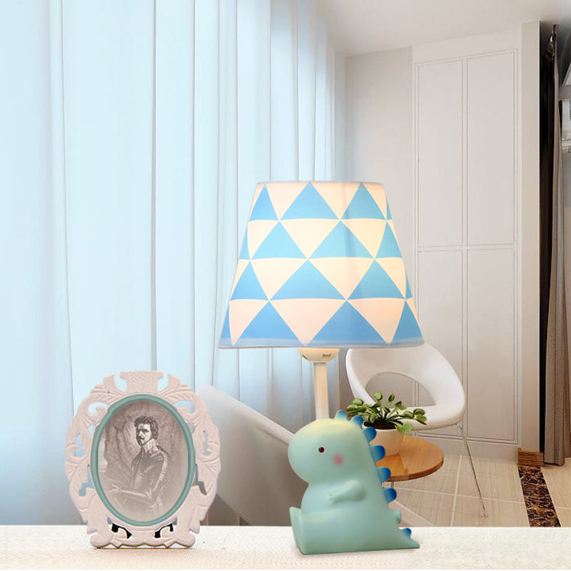 BabyDino – Lustige blaue Dinosaurier Schreibtischlampe für Kinder